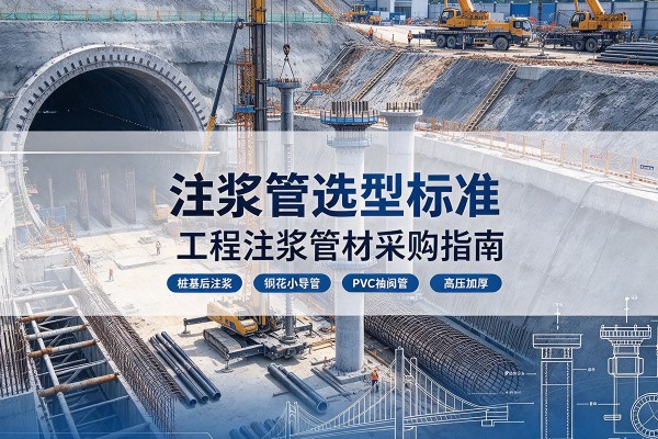 临武注浆管选型标准