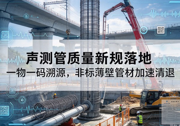 临武声测管质量新规落地，一物一码溯源，非标薄壁管材加速清退